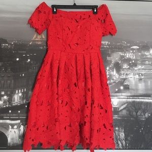 Chicwish Red Dress